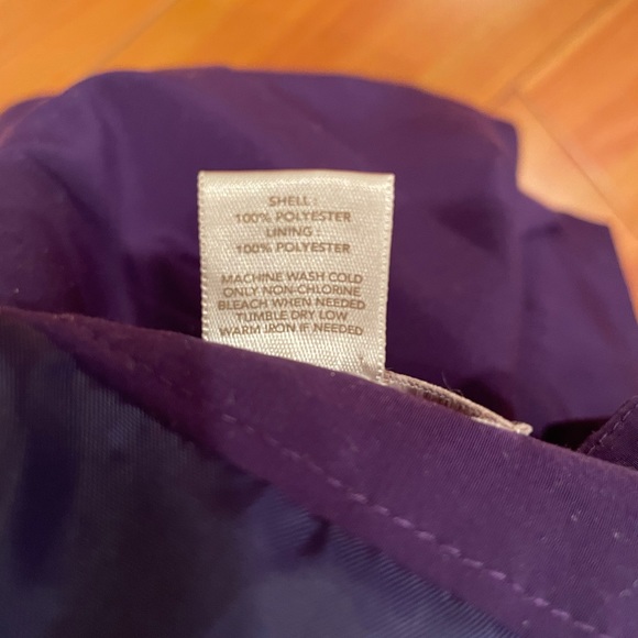 LOFT 5-Tiered Purple Petite Skirt - Picture 7 of 7